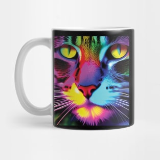 Psychedelic Cat Mug